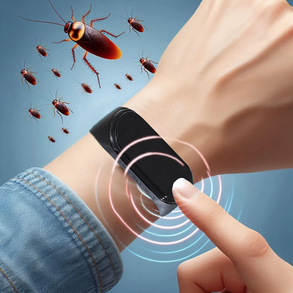 Electronic Mosquito Repellent Bracelet, Battery-Powered for Outdoor - TJR3E7B