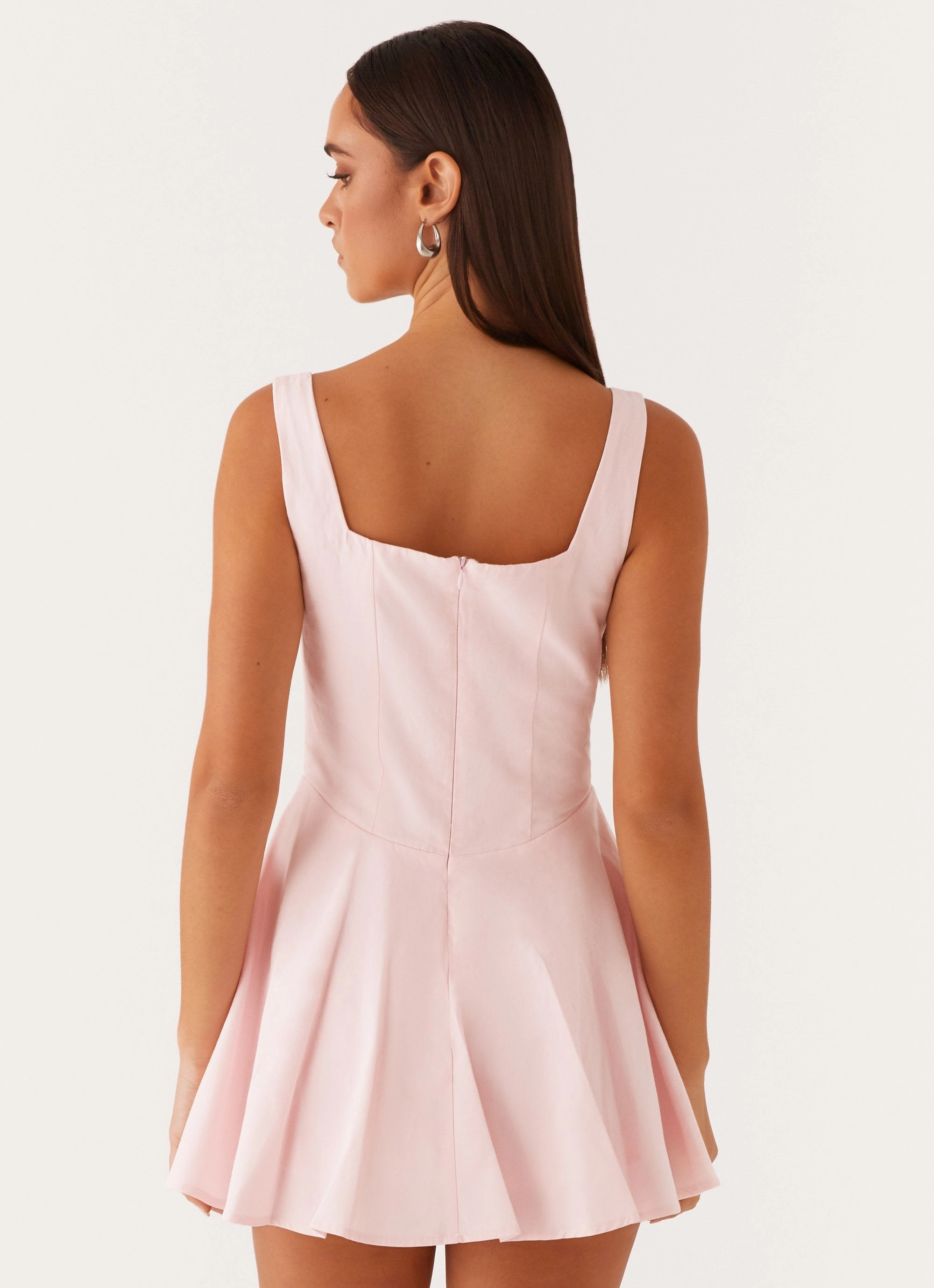 The Isle Mini Dress - Pink Smart and Relaxed Layered Comfort