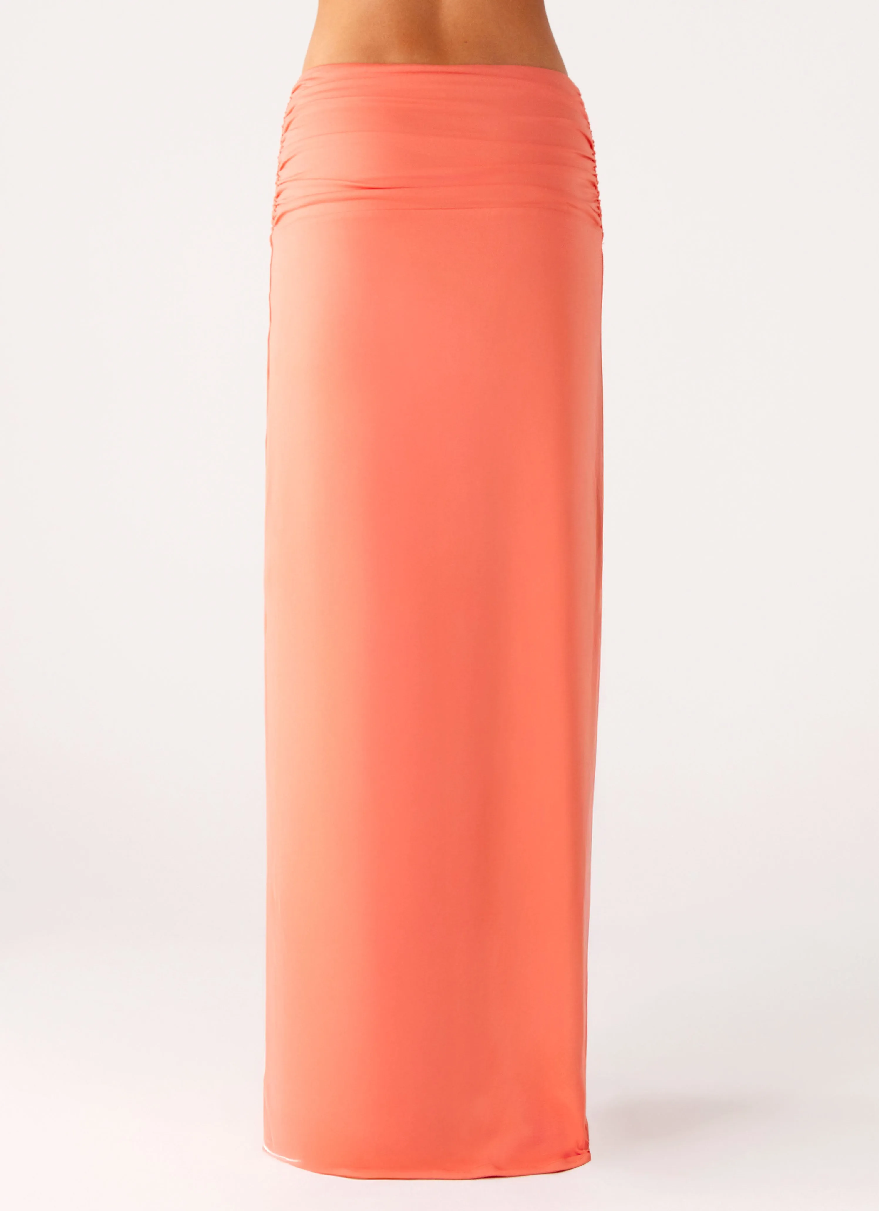 Flexible Motion Elisabetta Maxi Skirt - Coral