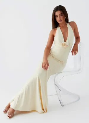 Eliza Rose Maxi Dress - Yellow Sporty Appeal