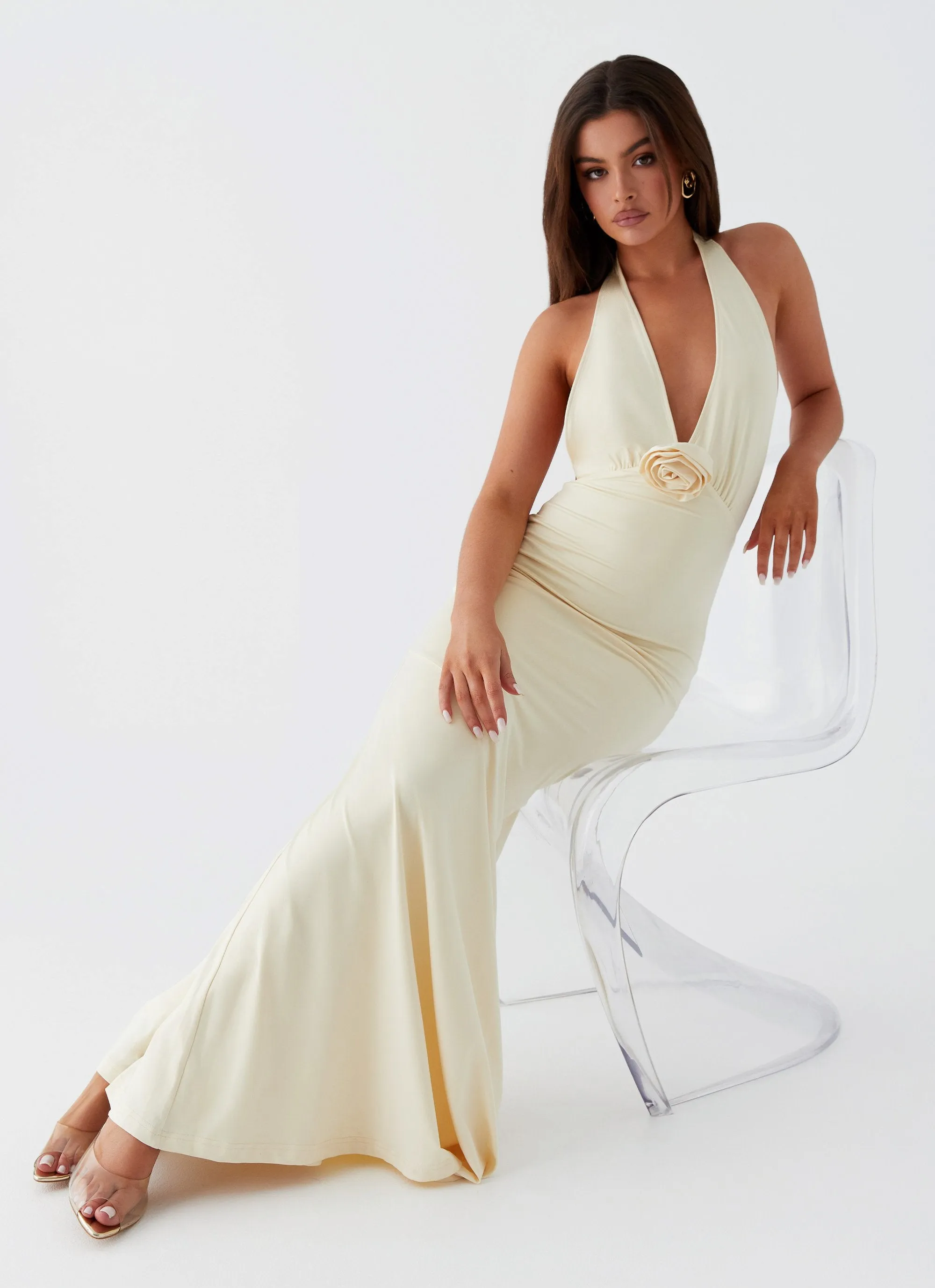 Eliza Rose Maxi Dress - Yellow Sporty Appeal