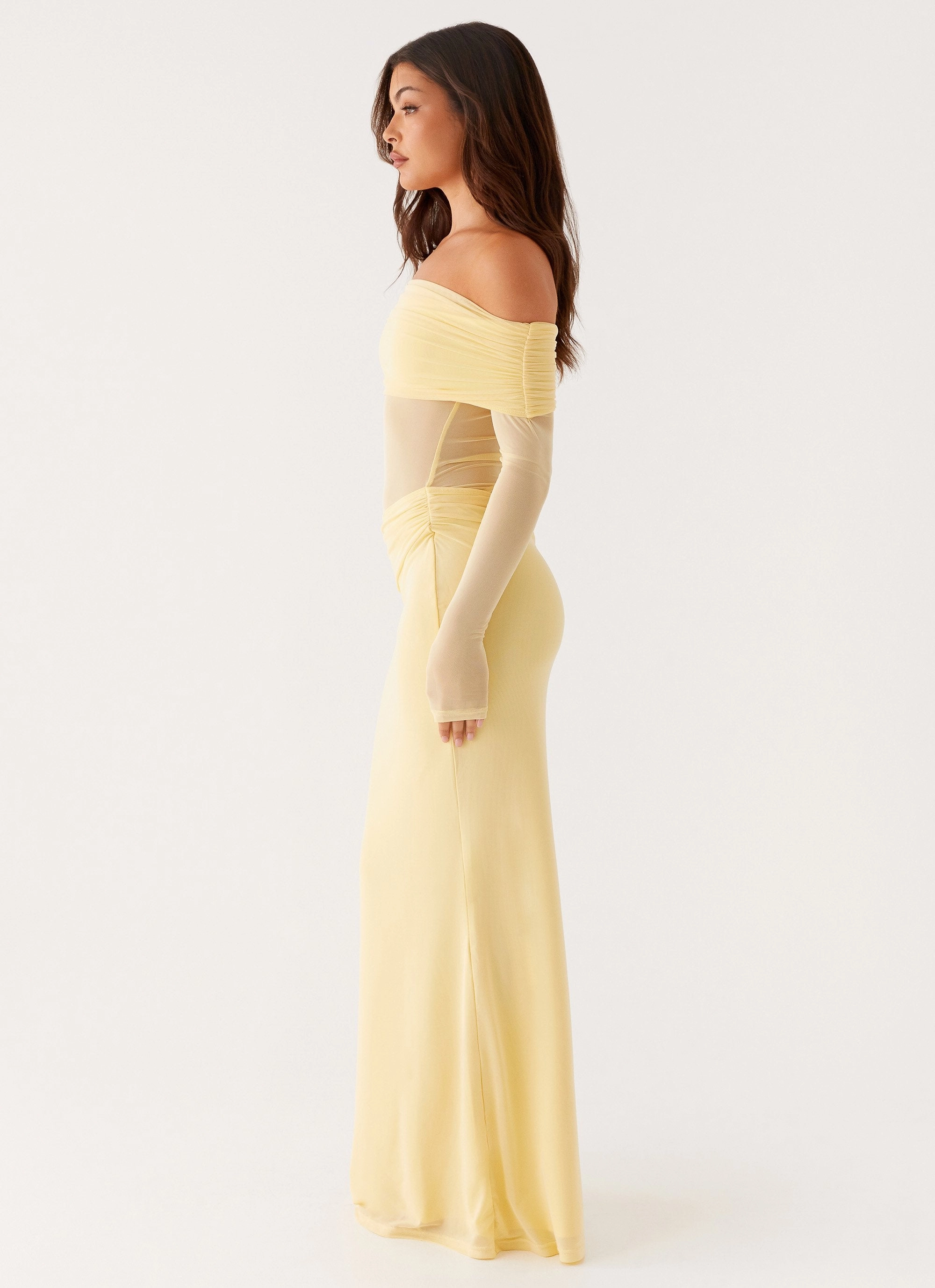 Emery Maxi Dress - Yellow Cool Undertone Easy Lovely