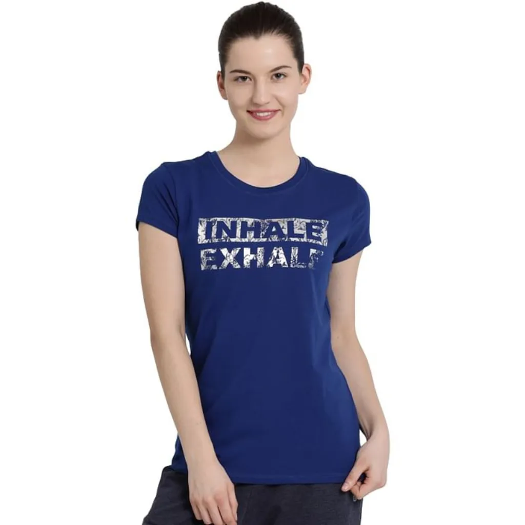 Enamor-E147 BASIC CREW TEE â€“ GRAPHIC PRINT | SHORT SLEEVE CREW NECK STRETCH COTTON TEE