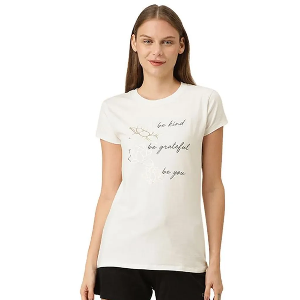 Enamor-E147 BASIC CREW TEE â€“ GRAPHIC PRINT | SHORT SLEEVE CREW NECK STRETCH COTTON TEE