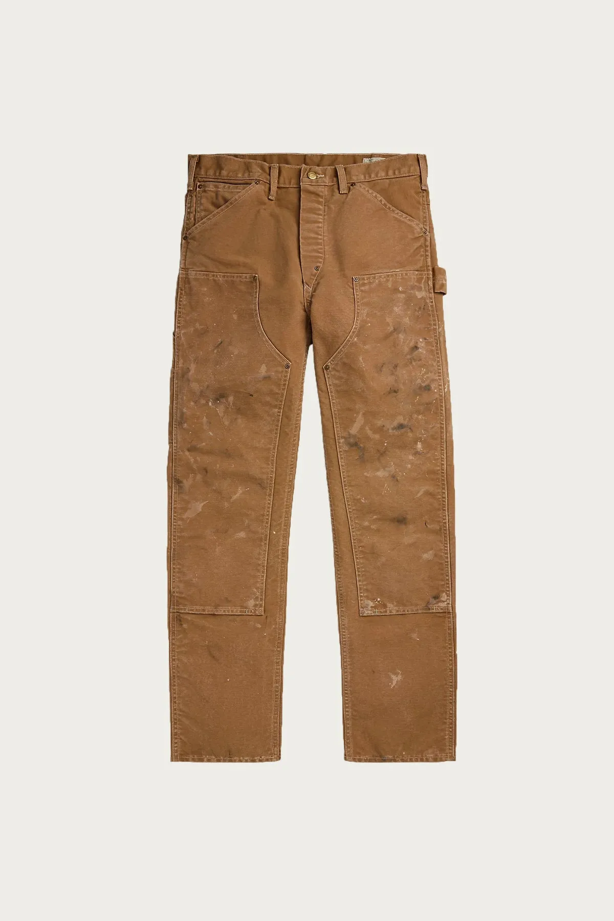 Engineer Fit Distressed Carpenter Pant - Khaki