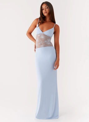 Soft and Stylish Envy Maxi Dress - Blue