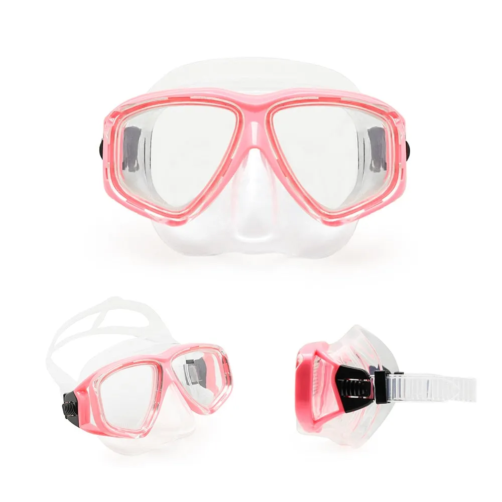 Enzodate Unisex Full Rim Polycarbonate Myopic Snorkel Goggles