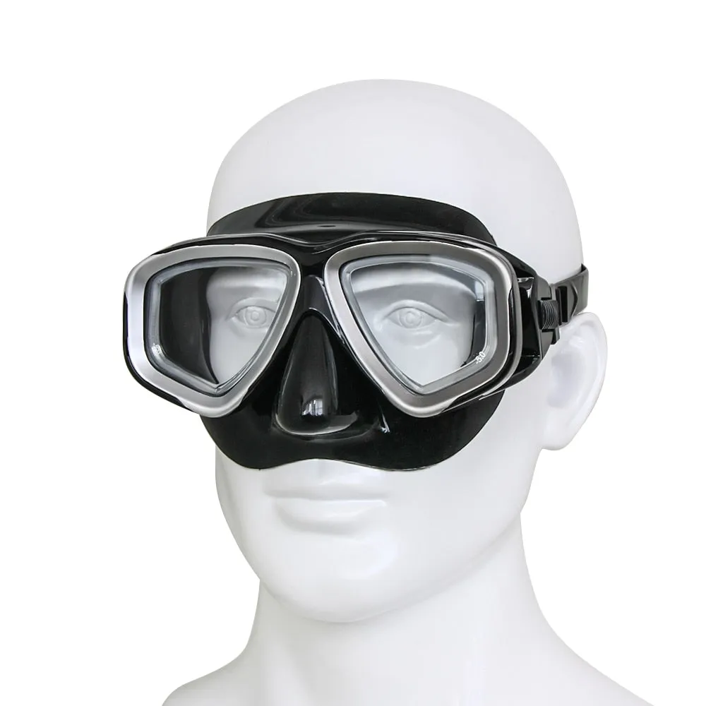 Enzodate Unisex Full Rim Polycarbonate Myopic Snorkel Goggles