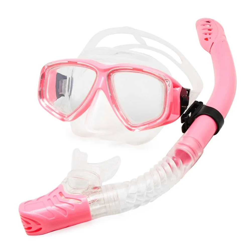 Enzodate Unisex Full Rim Polycarbonate Myopic Snorkel Goggles