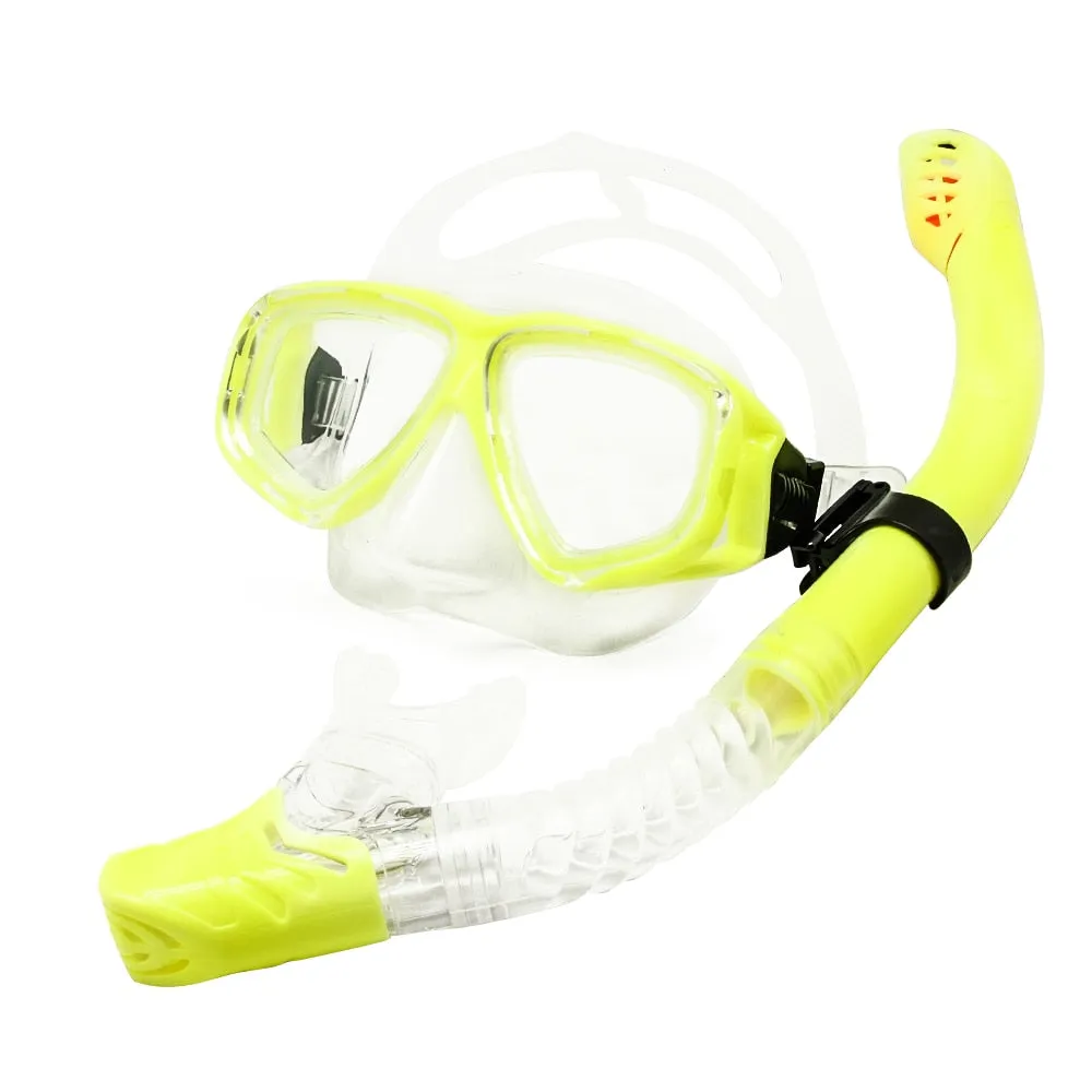 Enzodate Unisex Full Rim Polycarbonate Myopic Snorkel Goggles