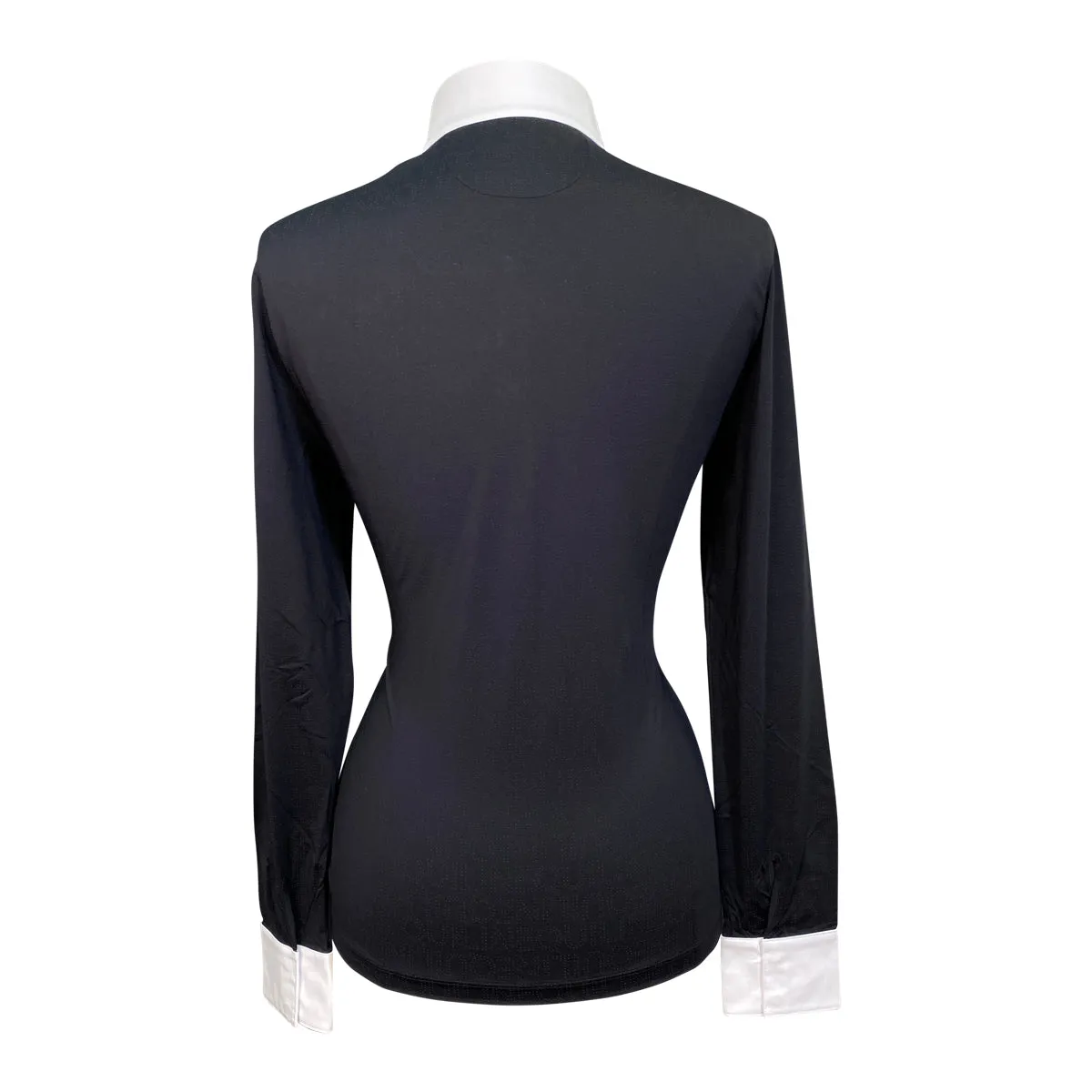 Equiline 'Cindrac' Long Sleeve Show Shirt in Black - Women's IT 42 (US 8)