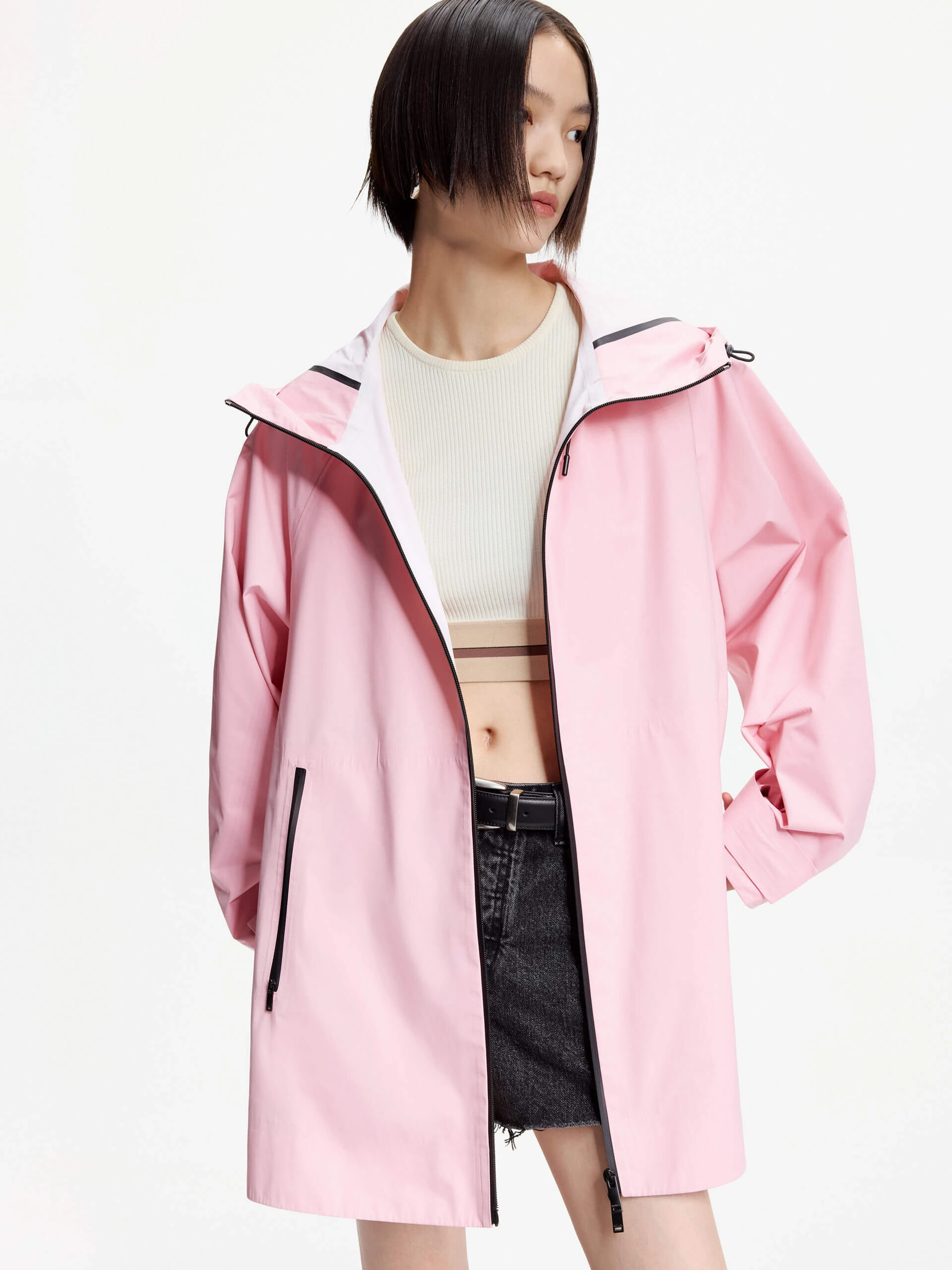 Oversize Hooded Jacket Breathable fabric TearResistantOuter