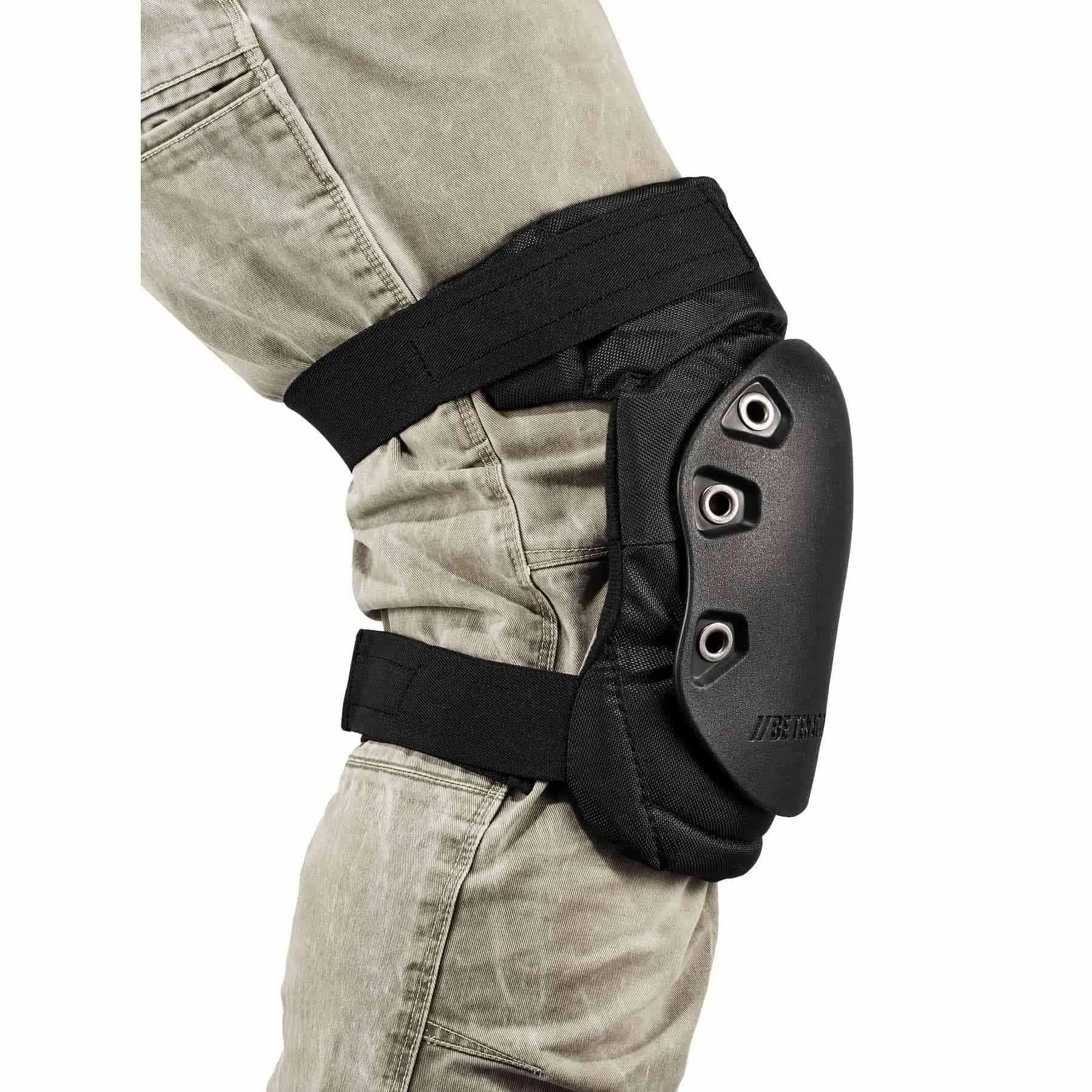 Ergodyne 18436 435HL  Black Cap Hinged Gel Knee Pad - Hard Cap