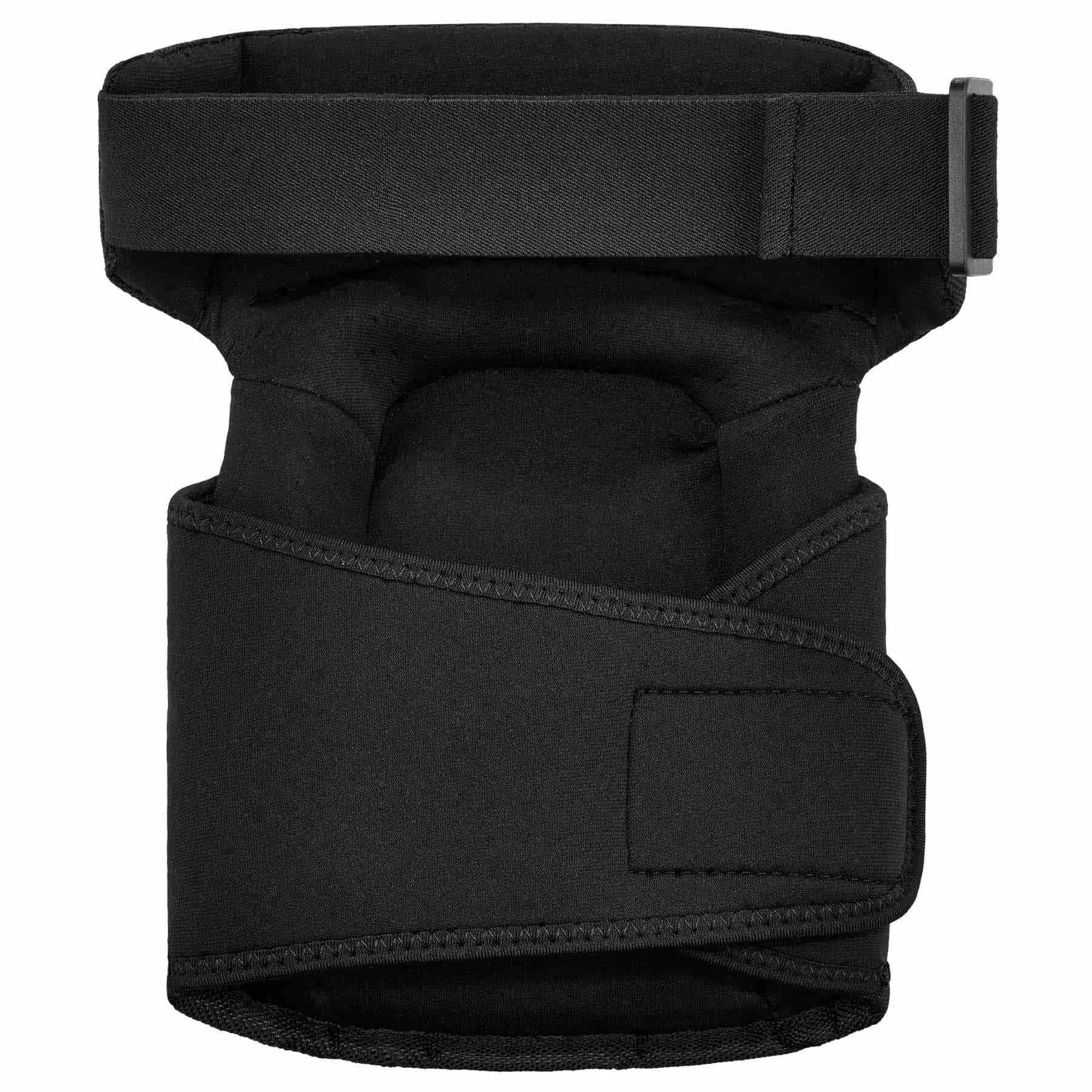Ergodyne 18450 450  Black Hinged Slip Resistant Gel Knee Pads - Soft Cap