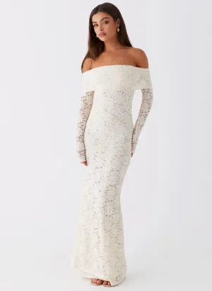 Yours Always Lace Maxi Dress - Ivory Weekend Outfit