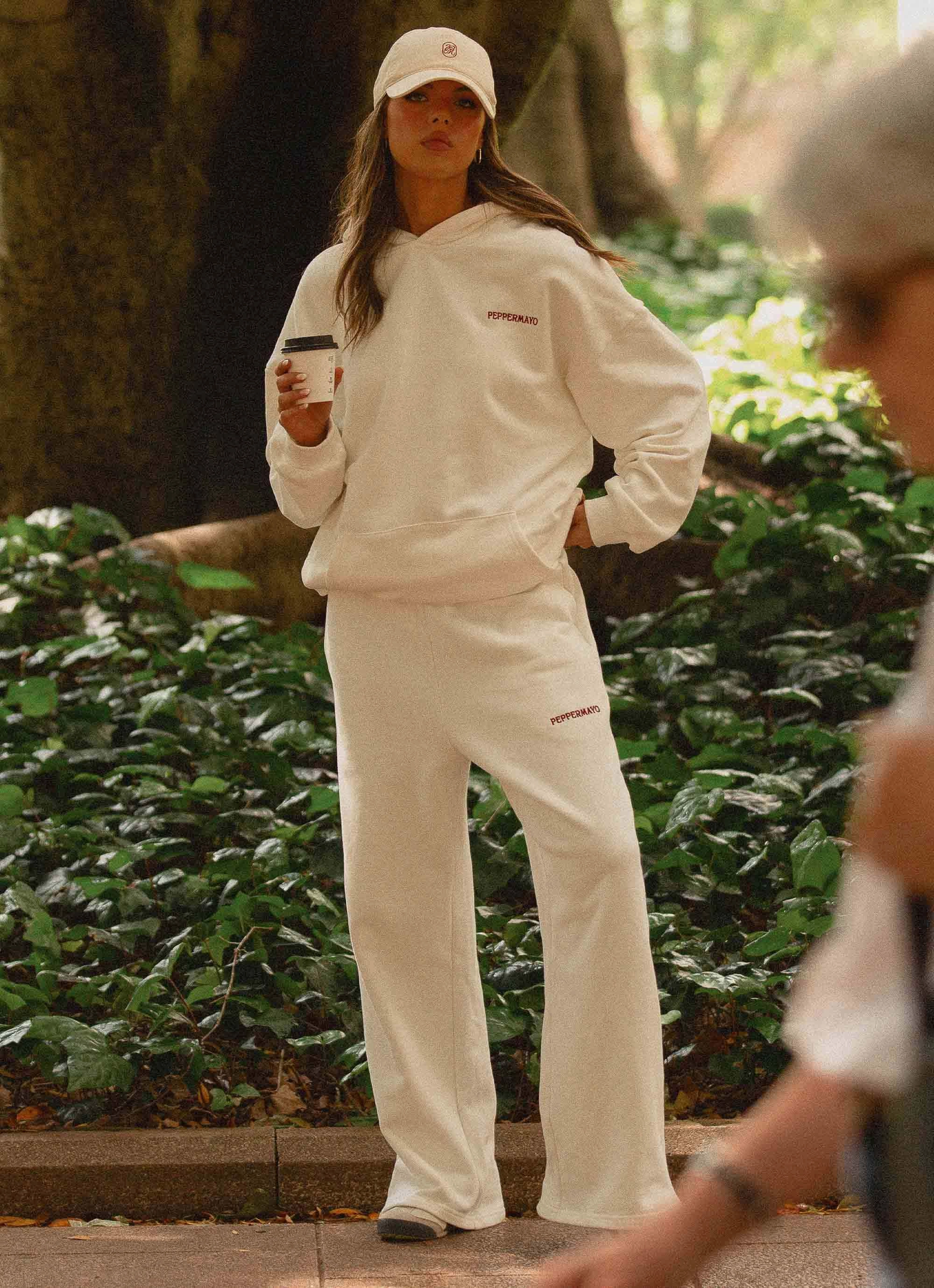 Signature Oversized Hoodie - Ivory Weatherproof Zippers