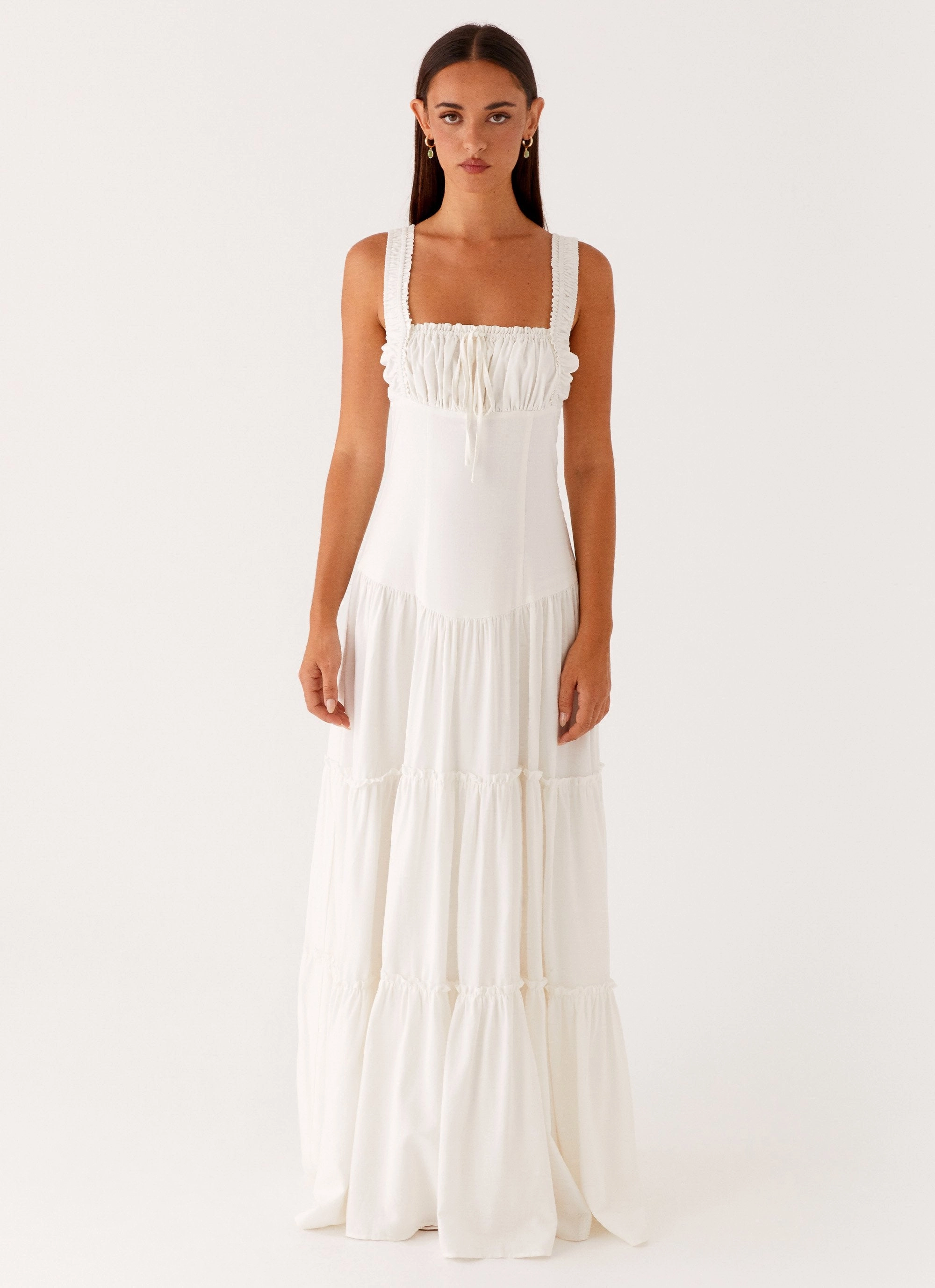 Casual Silhouette Esme Maxi Dress - White