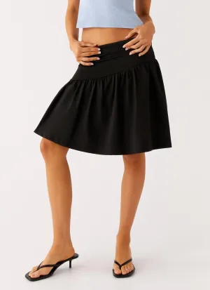Comfortable Motion Outfit Essence Rayna Midi Skirt - Black