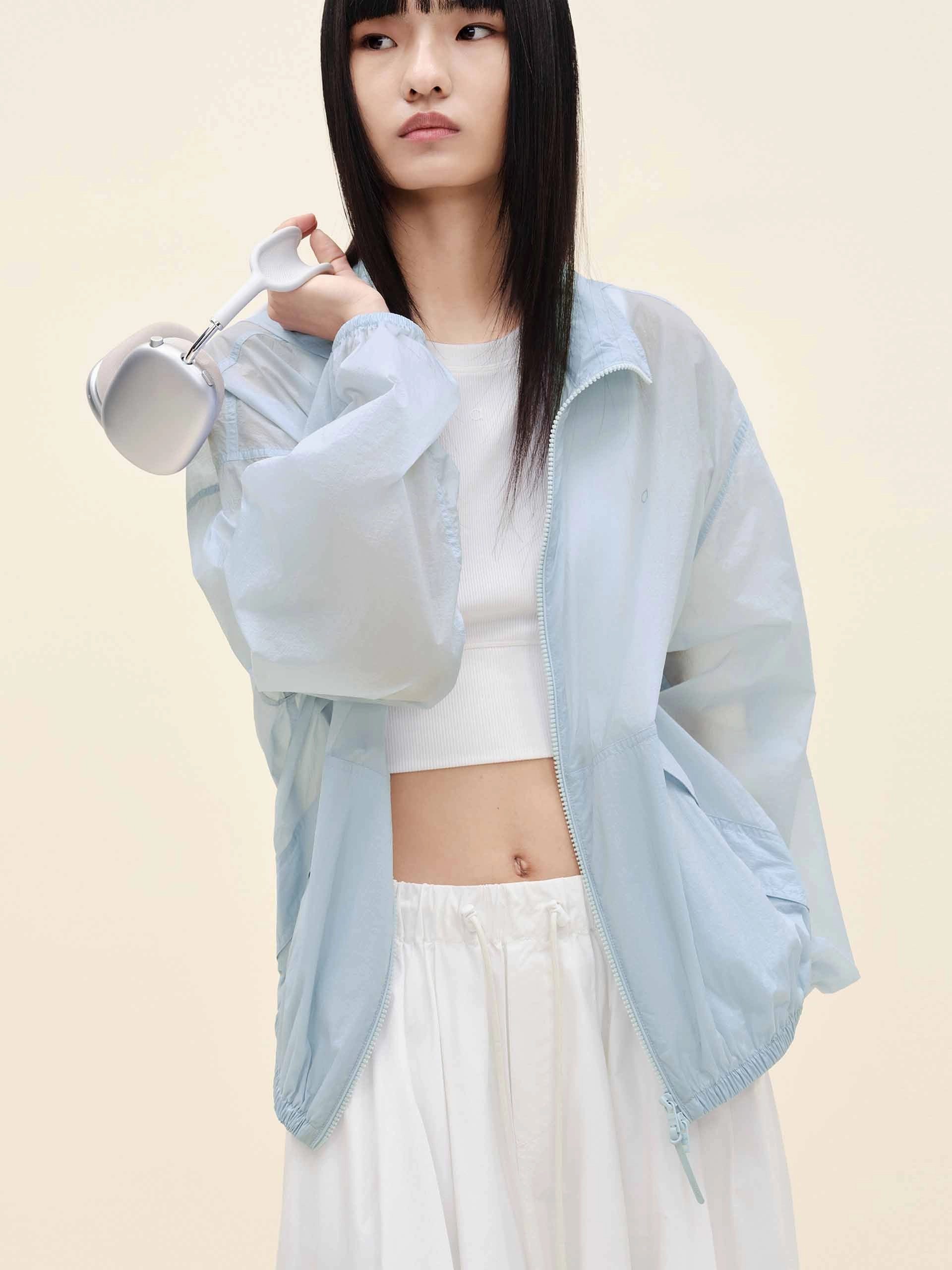 Lightweight Zipper Jacket MultiPocket Layout