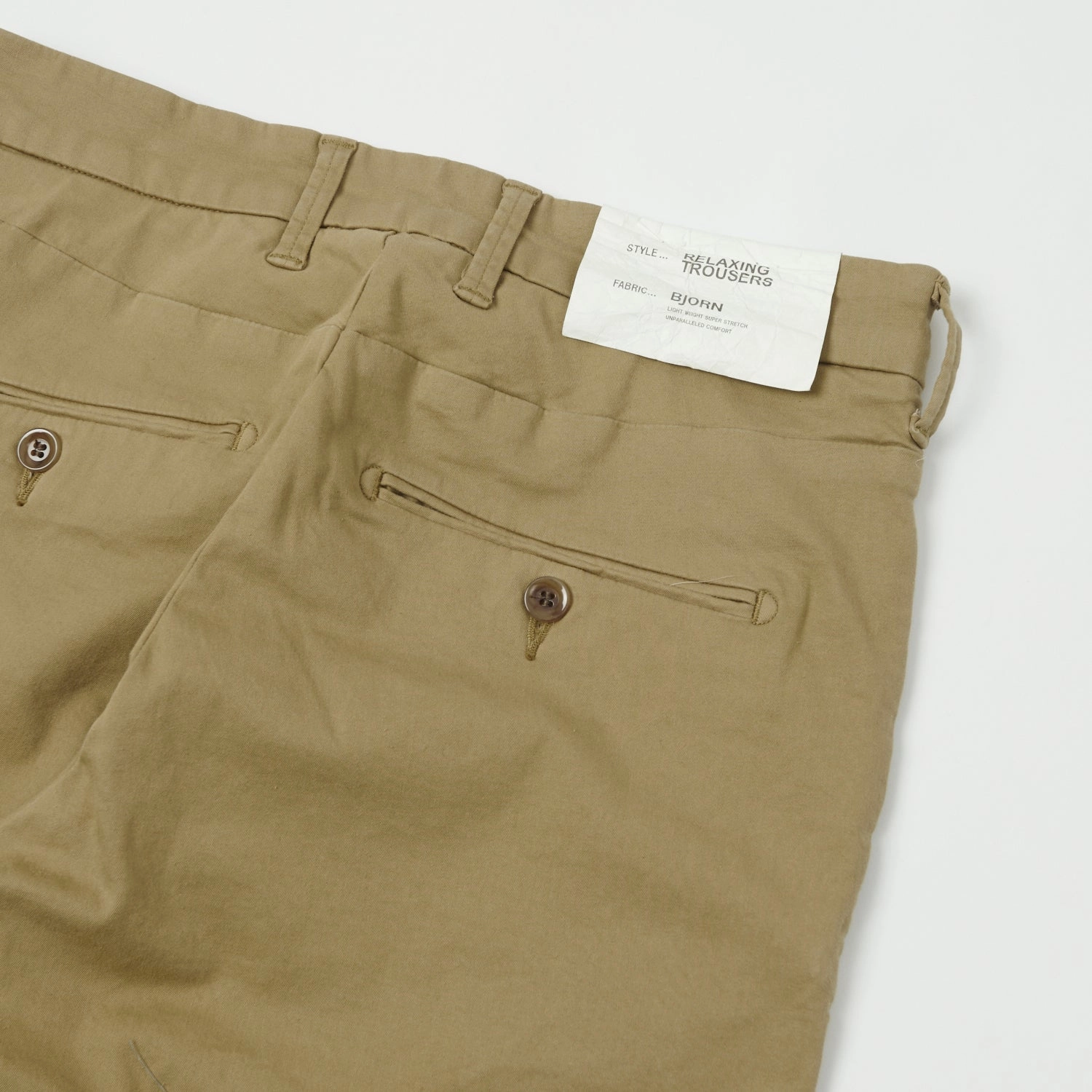 Lined interior Movement Ready Spellbound Slim Tapered Stretch Chino - Khaki Beige