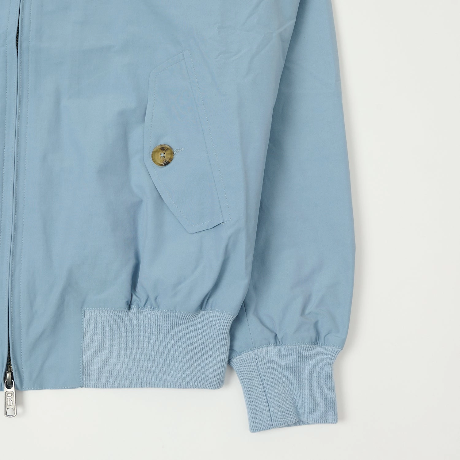 Baracuta G9 'Baracuta Cloth' Harrington Jacket - Dusty Blue Thermal Regulating Hoodie