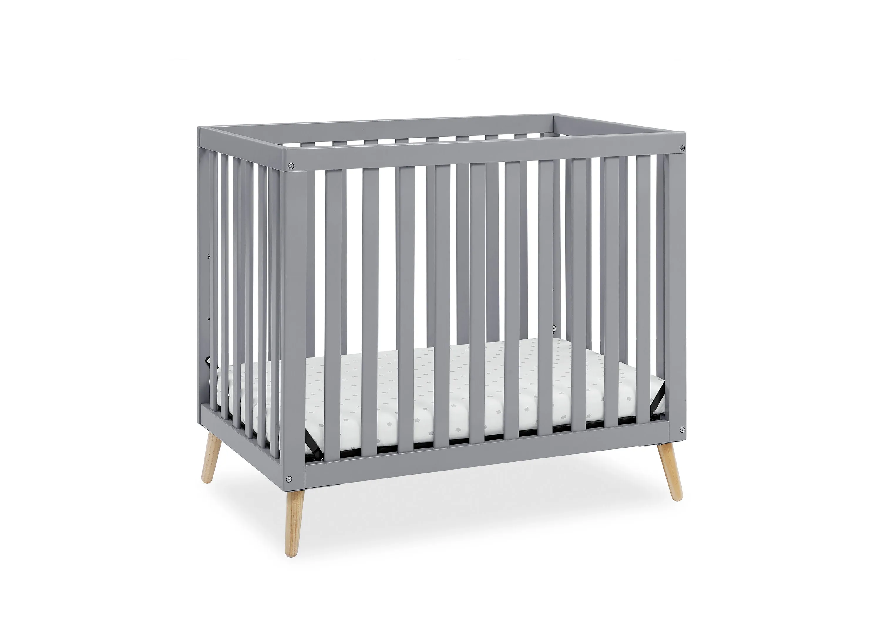 Essex Convertible Mini Baby Crib with 2.75-Inch Mattress