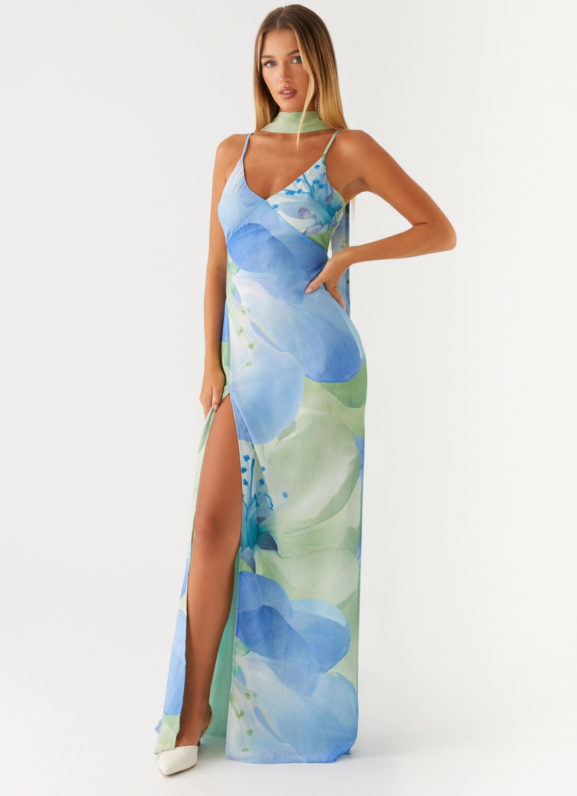 Sanctuary Maxi Dress - Flower Print Easy Layering Piece