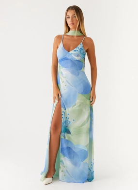 Sanctuary Maxi Dress - Flower Print Beauty Zone
