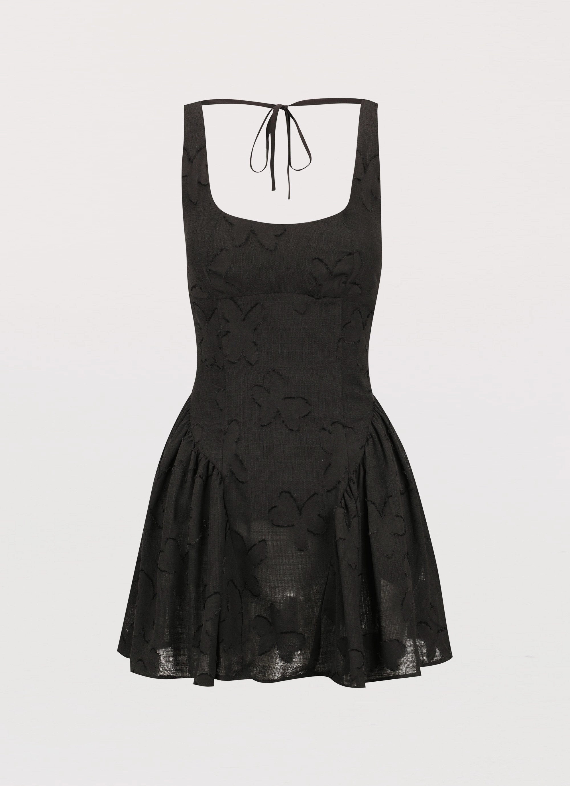 Daily Style Evelyn Mini Dress - Black