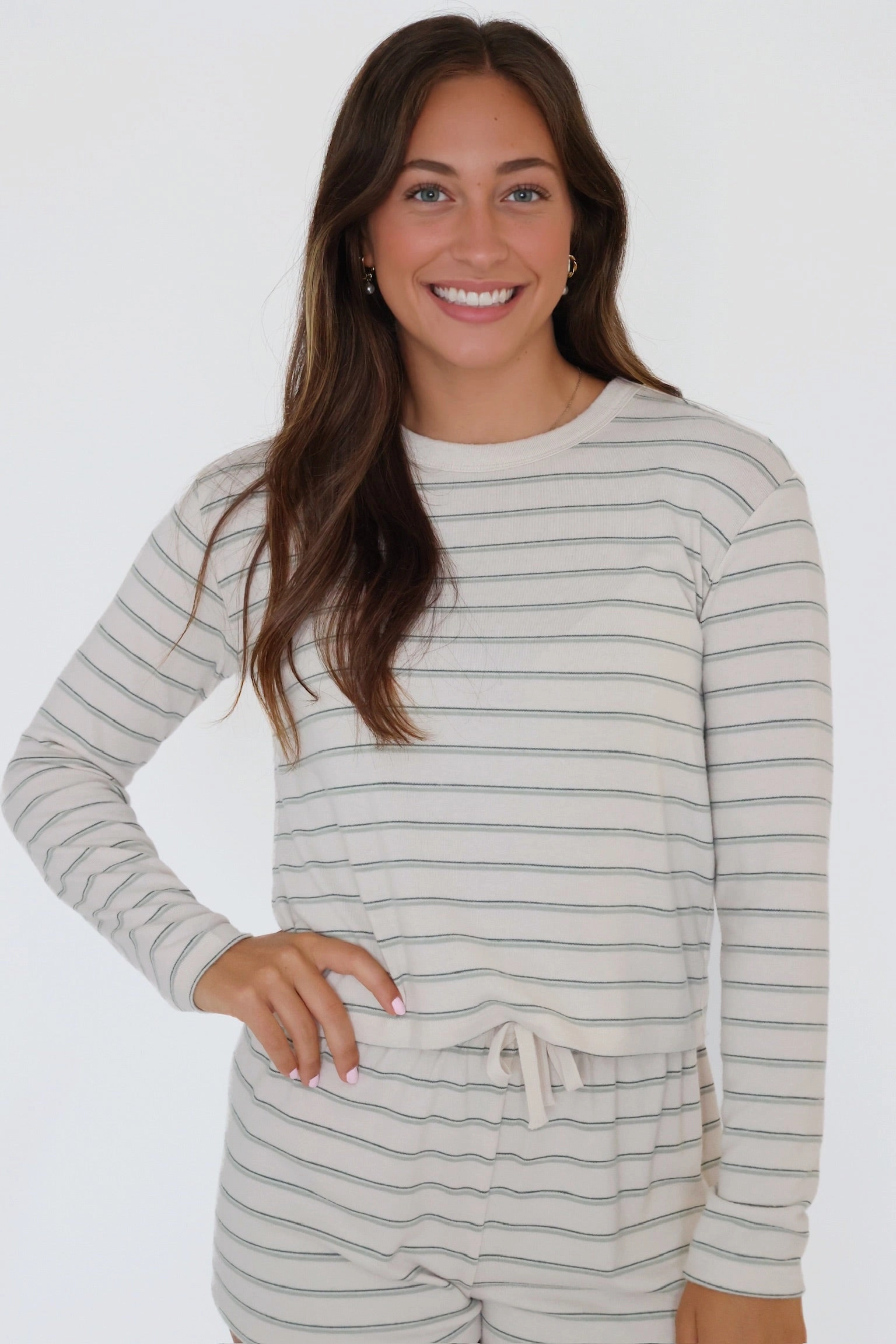 Evergreen Stripe Short MoistureWickingTechnology