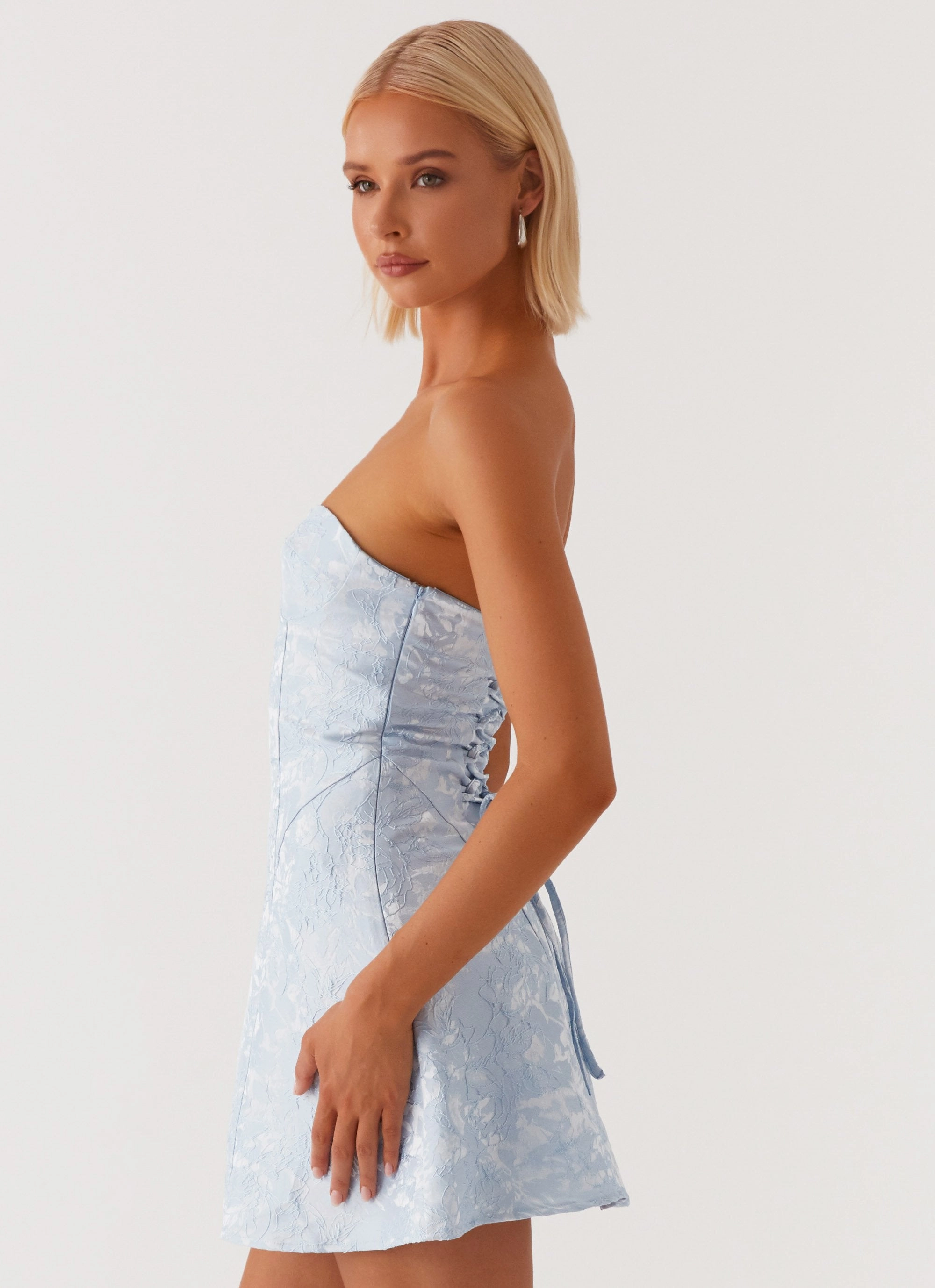 Flattering and Chic So Stylish Mini Dress - Blue