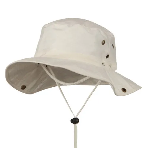 Extra Big Size Brushed Twill Aussie Hats