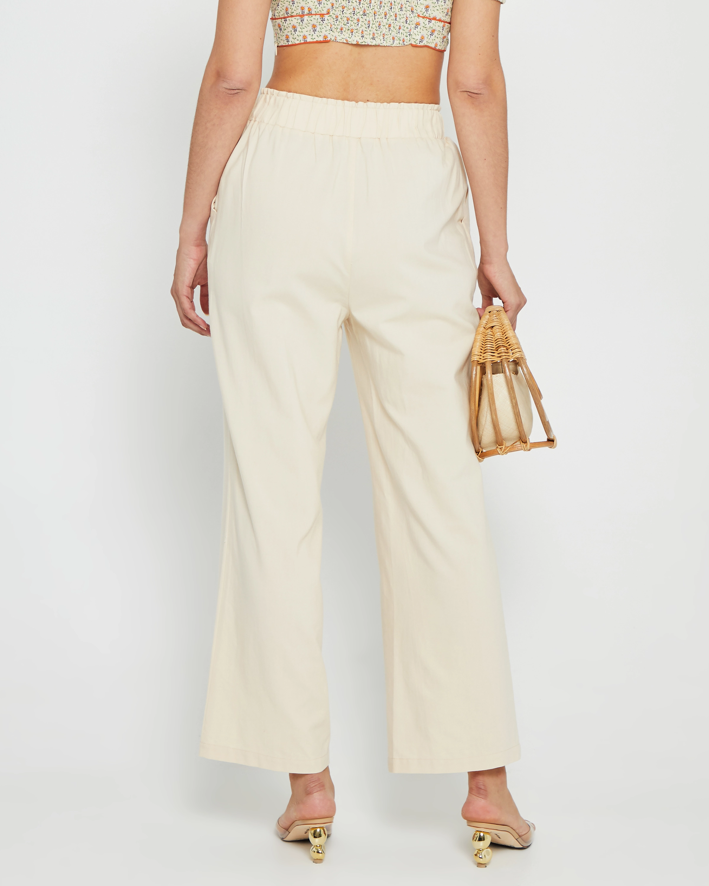 Quick Release Closure Side zipper Fae Linen Pant