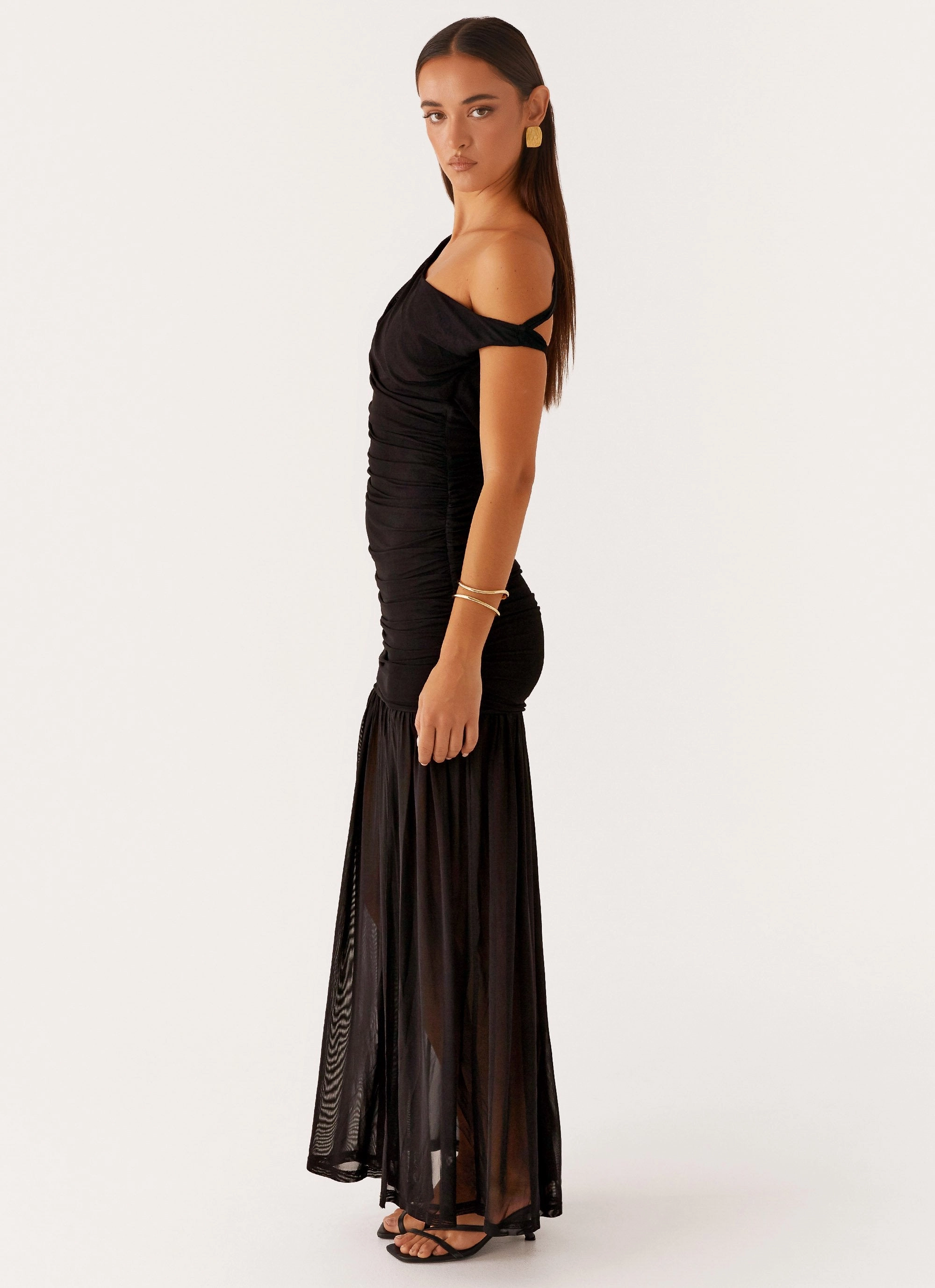 Pavilion Maxi Dress - Black Clean Lines