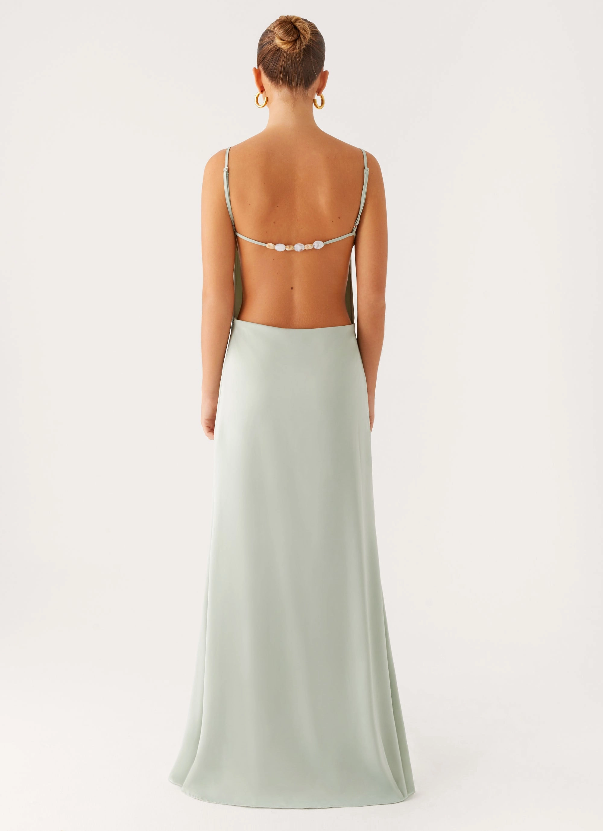 Yves Maxi Dress - Mint Comfortable Style Stain-Resistant