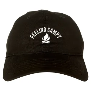Feeling Campy Camp Fire Outdoor Mens Dad Hat Baseball Cap