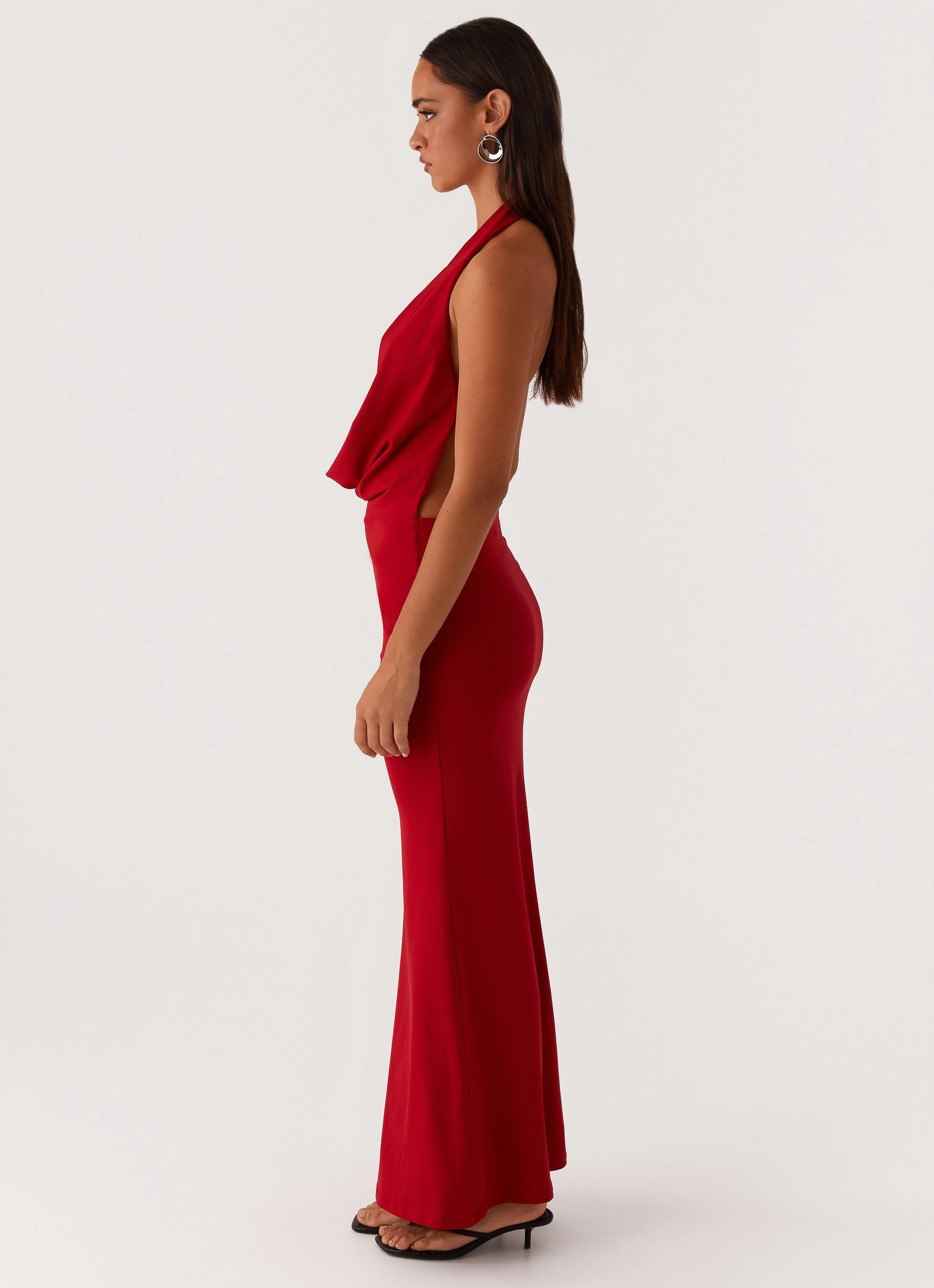 Sophisticated Style Flattering Look Wear Dedicated Maxi Dress - Red