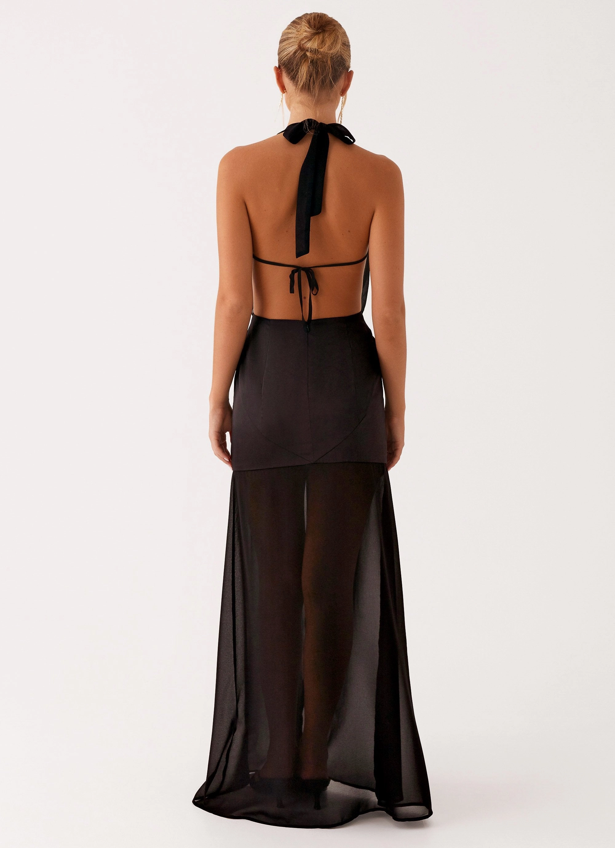 Fenella Maxi Dress - Black Art Spirit