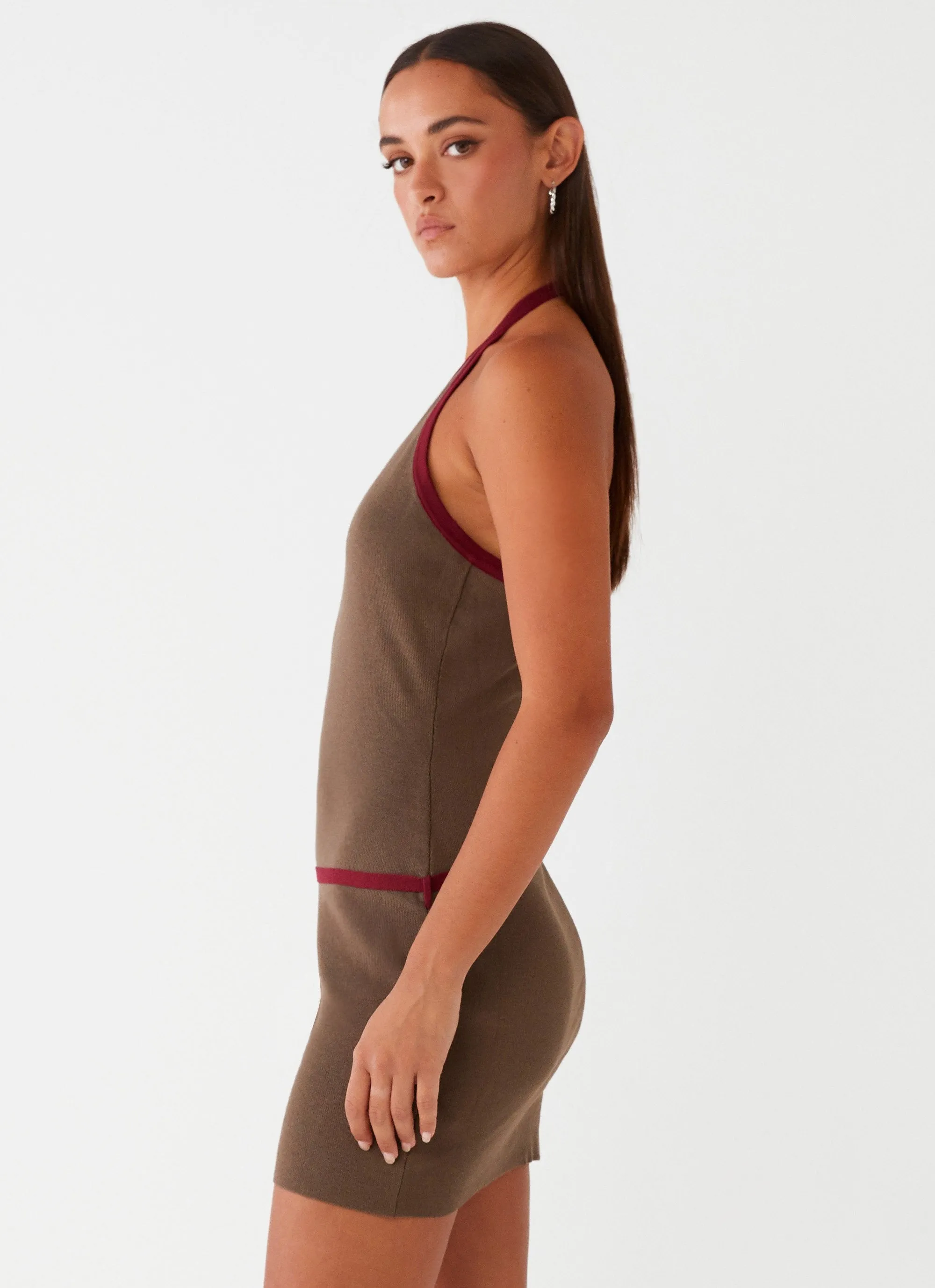 Anti Pilling Treatment Ferne Mini Dress - Iron Grey