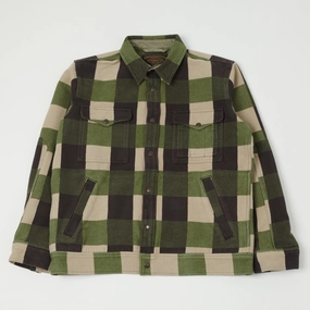 Filson Beartooth Camp Jacket - Cinder Olive Check Travel Ready Look