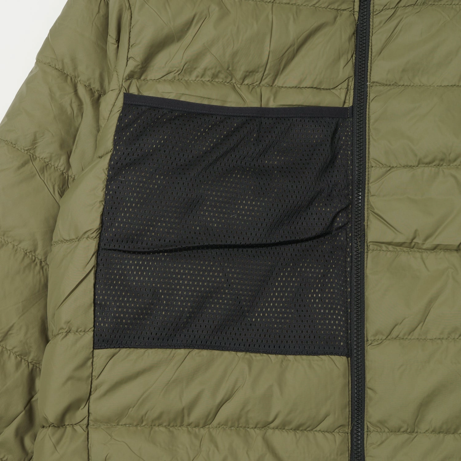 Filson Down Liner Jacket - Winter Moss InterchangeablePanels Seamless Edge Finishing