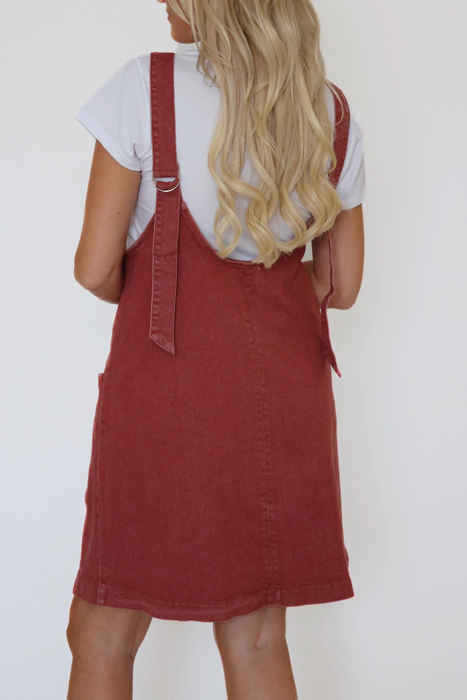 First Of Fall Overall Dress Ultra Soft Texture