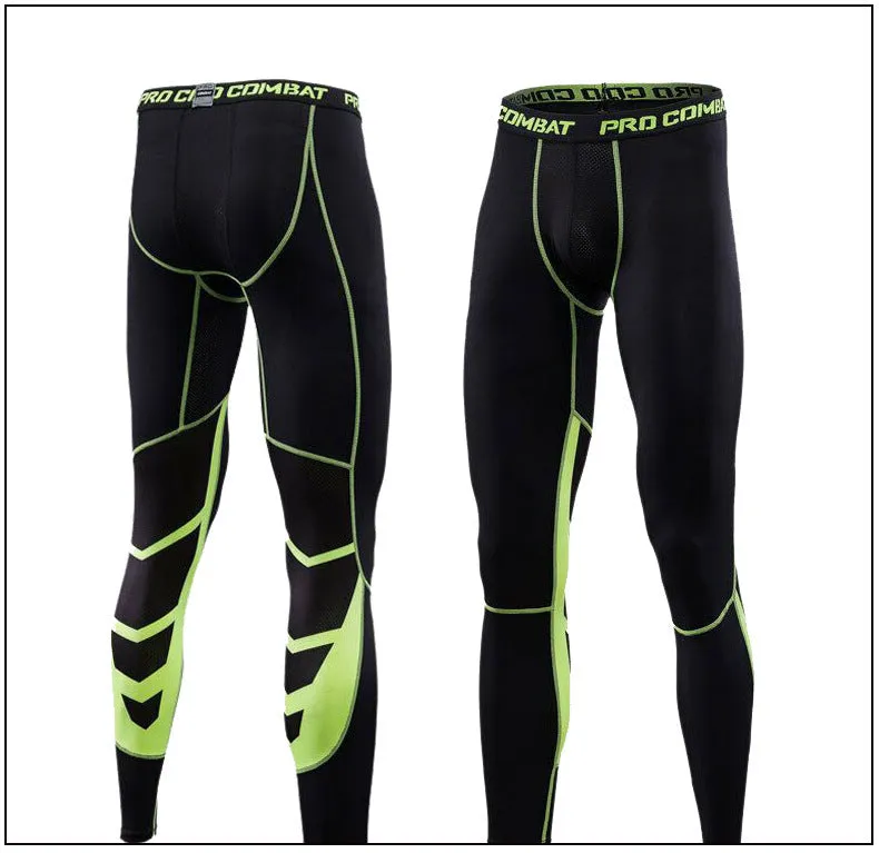 Fitness Long Pants Men Jogging Basketball Printed Fitted Ankle-Length Quick Dry Stretchable Quick-Drying Pants