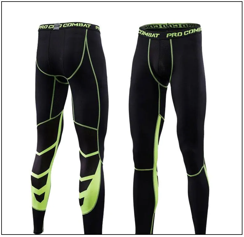 Fitness Long Pants Men Jogging Basketball Printed Fitted Ankle-Length Quick Dry Stretchable Quick-Drying Pants