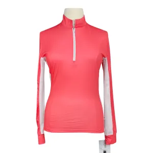 FITS 'Cool Breeze' Long Sleeve Sun Shirt in Coral - Women's XL