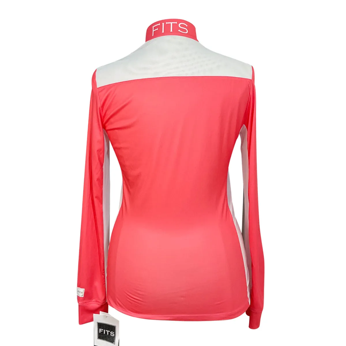 FITS 'Cool Breeze' Long Sleeve Sun Shirt in Coral - Women's XL
