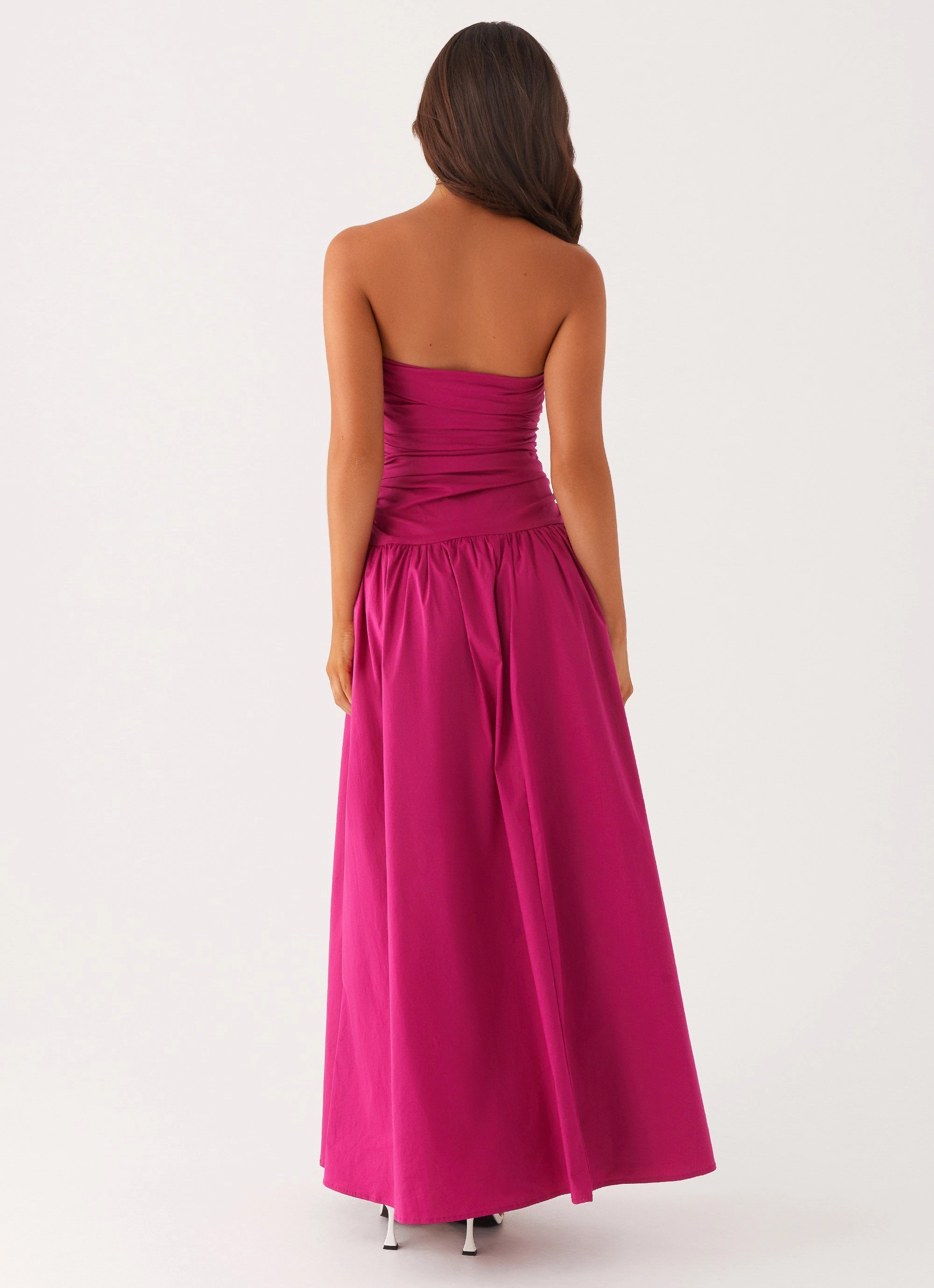 Carmel Maxi Dress - Fuchsia Petite friendly