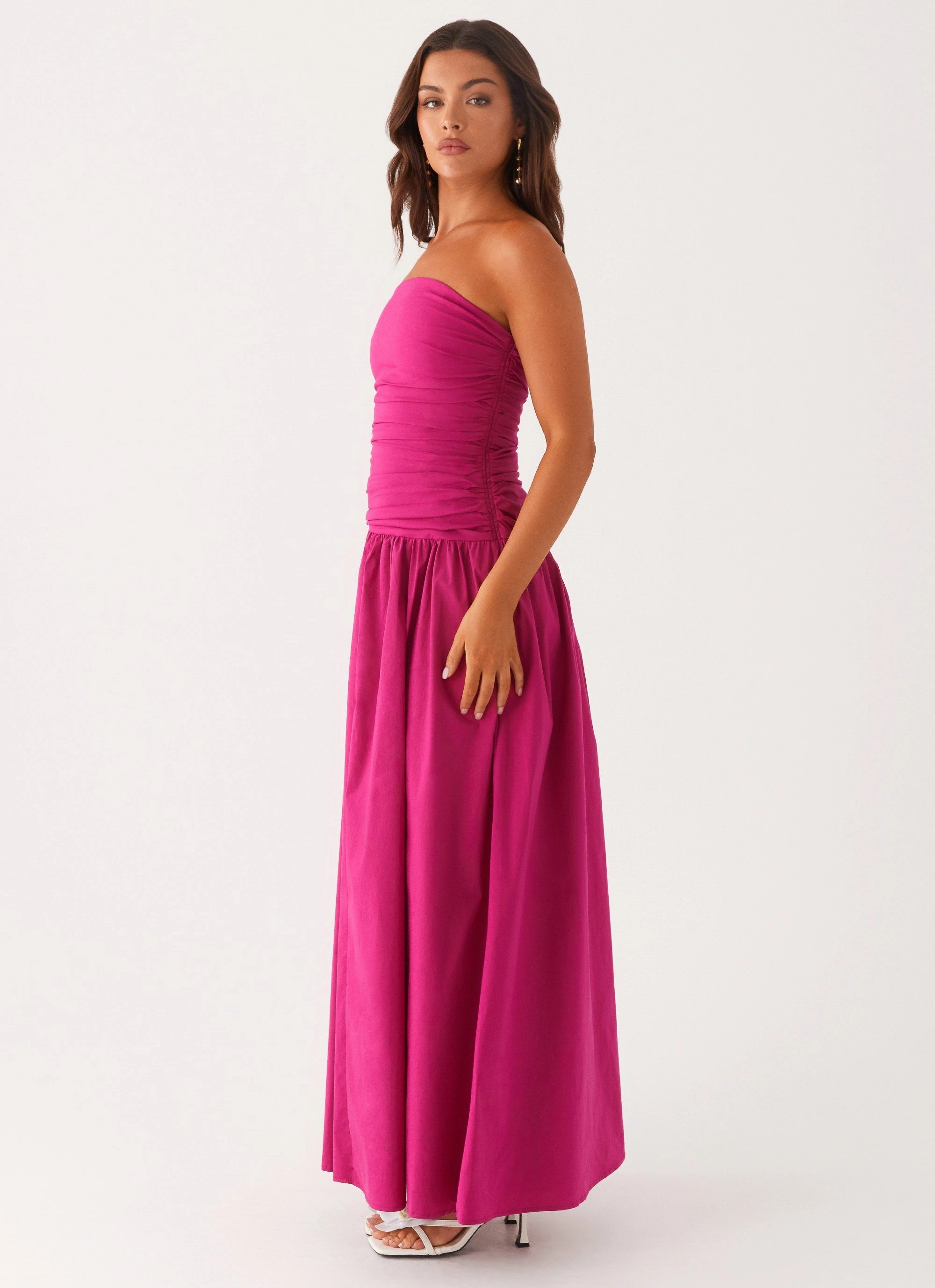 Carmel Maxi Dress - Fuchsia Perfect Layers
