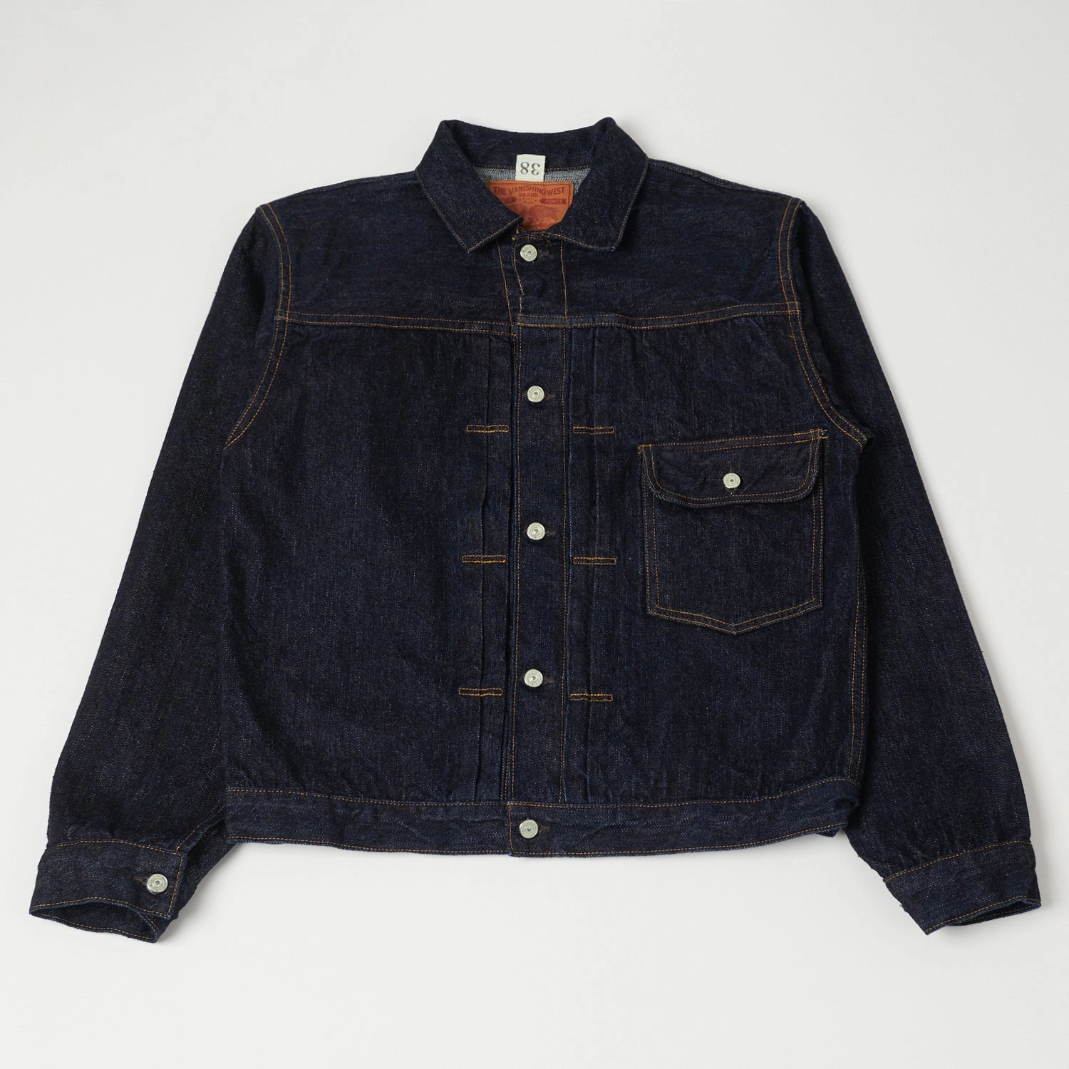 LightPadding Freewheelers & Co The Vanishing West 506XX 1933 Type-I Denim Jacket - One Wash