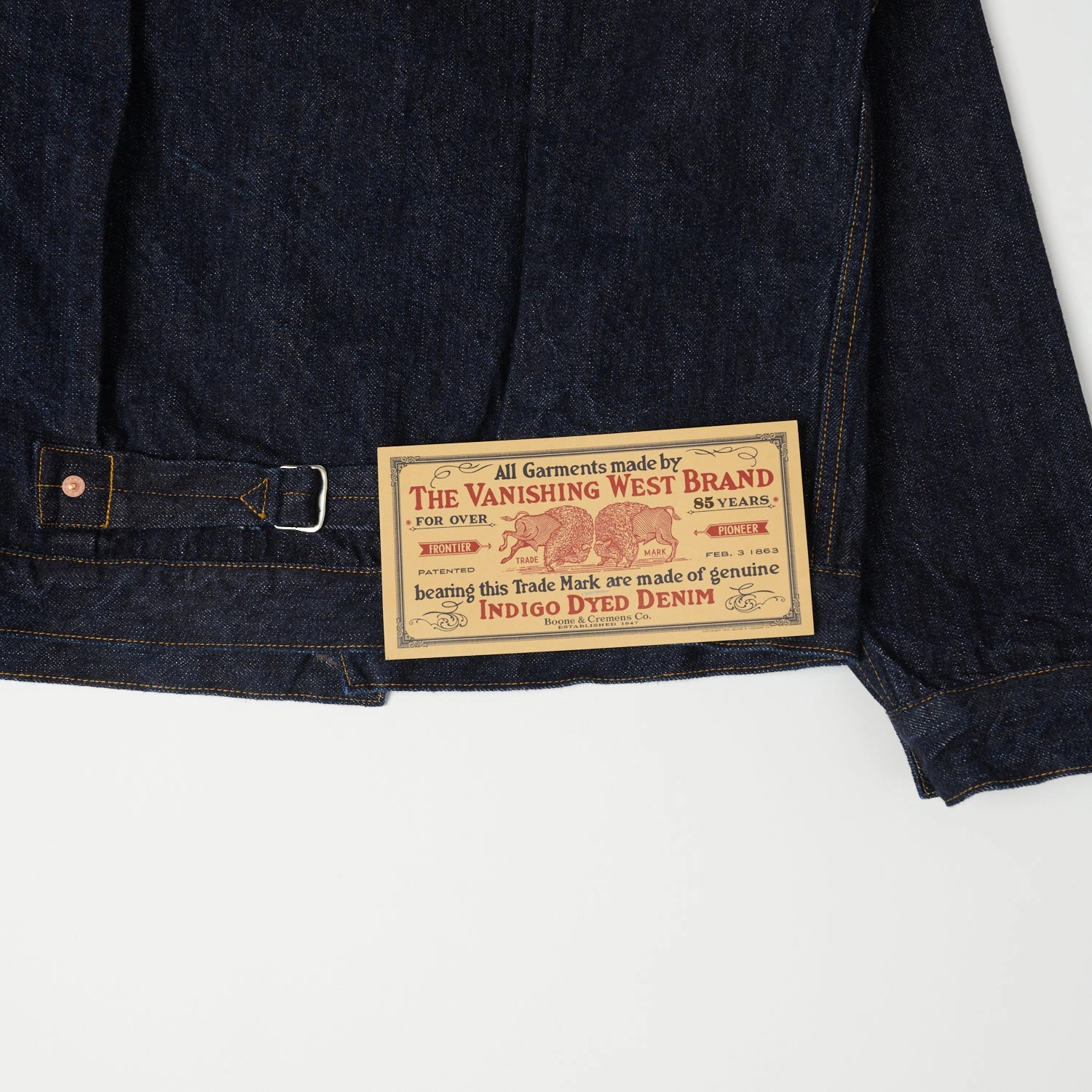 Freewheelers & Co The Vanishing West 506XX 1933 Type-I Denim Jacket - One Wash Cold Ready Look